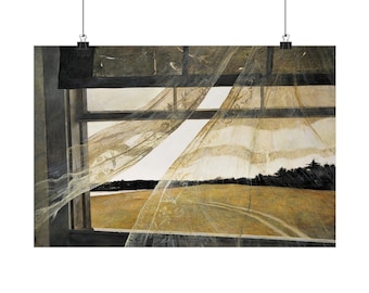 Wind from the Sea by Andrew Wyeth Poster Multiple Sizes