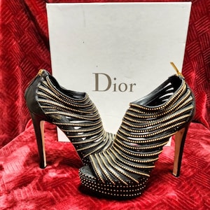 Dior caged bootie/sandal