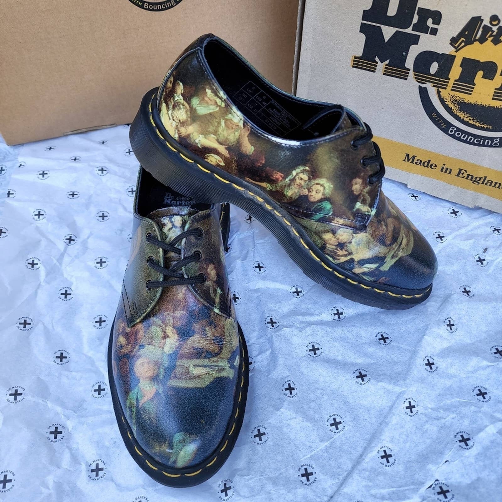 Rare/limited Dr. Martens Muesuem Collection 1461 Hogarth - Etsy