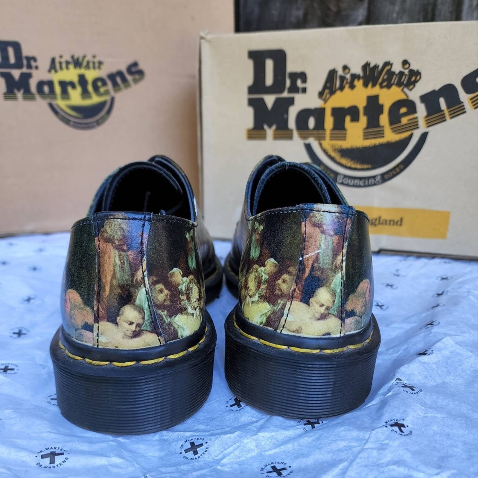 Rare/limited Dr. Martens Muesuem Collection 1461 Hogarth - Etsy