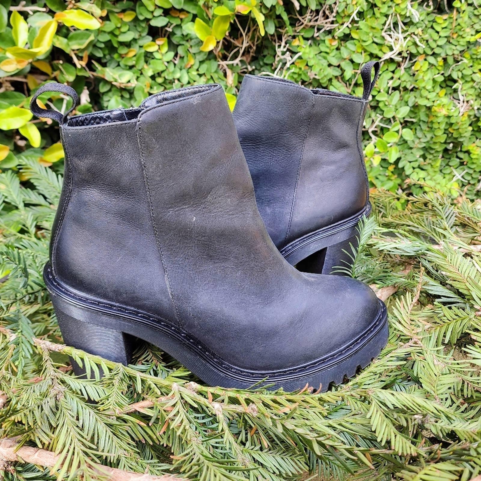 Dr. Martens Magdalena Leather Heeled Chelsea Etsy New Zealand