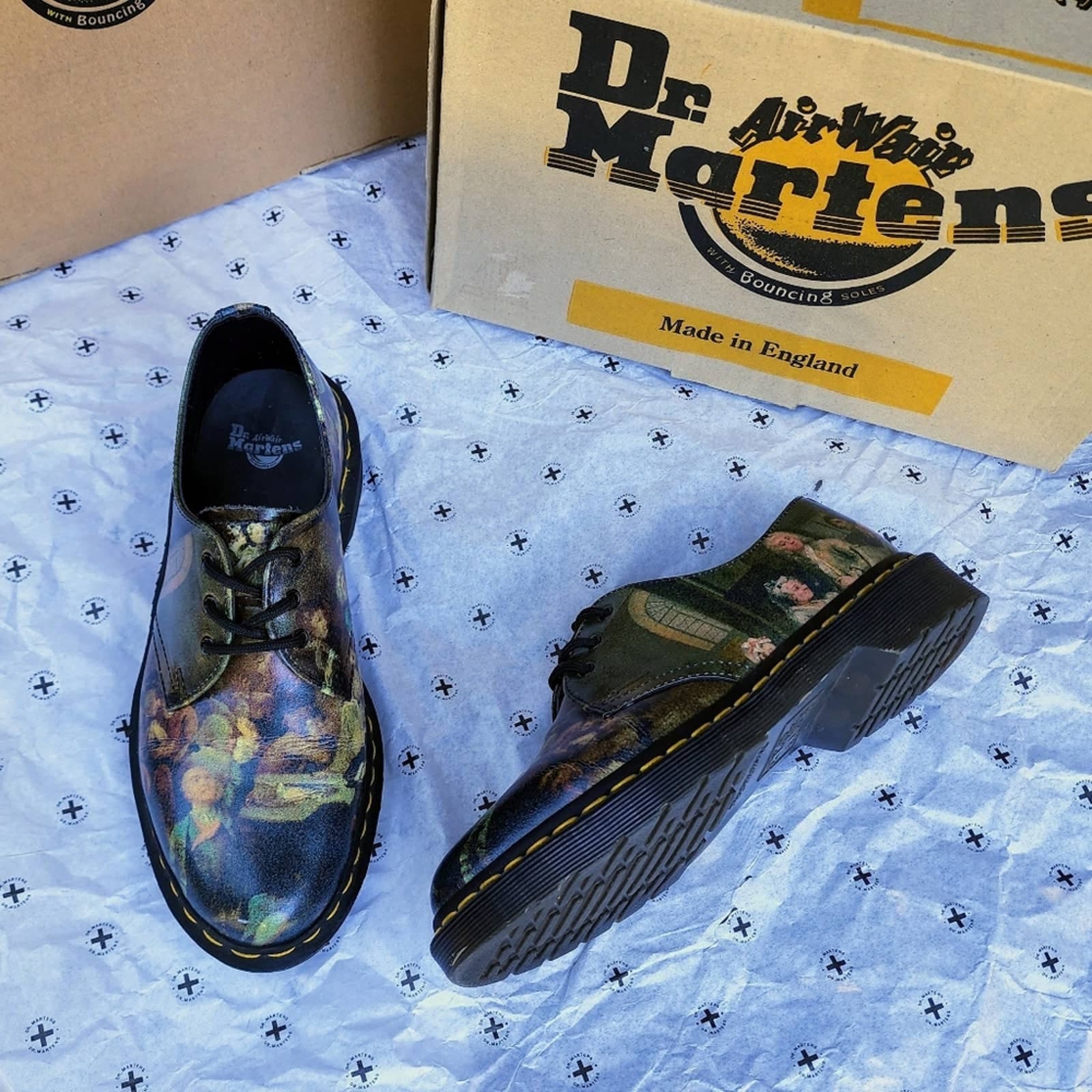 Rare/limited Dr. Martens Muesuem Collection 1461 Hogarth - Etsy