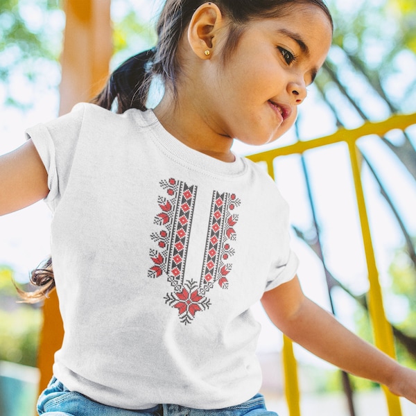 T-shirt, kids, Bulgarian Traditional, Folklore, Shevitsa, Traditional Embroidery, Fashion, unique, folklore, ethno, gift