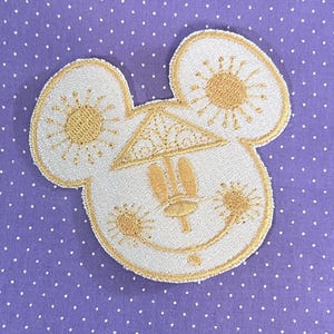 Disneyland Patch, Mickey Mouse Iron On patch,  It’s A Small World Patch