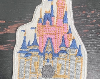 Disney Castle iron on patch, Disneyland Patch, Jacket patches