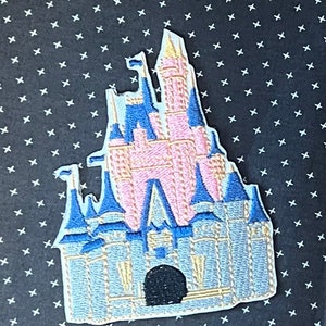 Disney Castle iron on patch, Disneyland Patch, Jacket patches