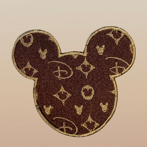 Mickey Mouse Iron On patch, Disneyland Patch