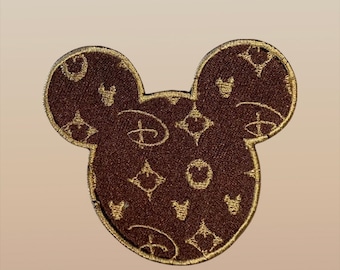 Mickey Mouse Iron On patch, Disneyland Patch