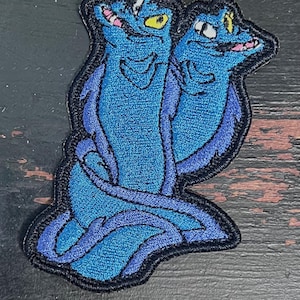 Little Mermaid Iron on Patch Eels