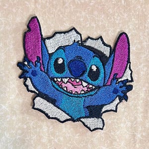 Stitch Iron On Patch: Experiment 626, Embroidered Applique