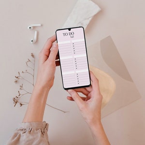 Minimalistische takenlijst, 10 kleuren, afdrukbaar, minimalistische organisatie