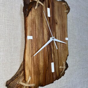 Handmade Wooden Wall Clock, Rustic Home Decor, Farmhouse Style