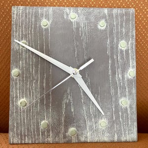Handmade Wooden Wall Clock: Minimalist Farmhouse Decor