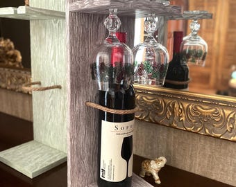 Wooden wine rack.Handmade.Wine stand.WineLover.Wine storage.Woodwork.Homebar.Home decor