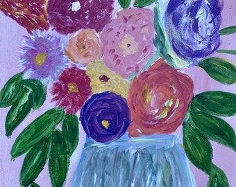 Digital | Printable | Multi-Colored | Flowers | Pot| Vase| Beauty| Natural