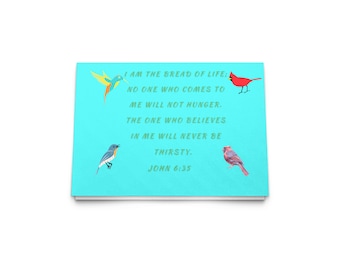 Notecards, Stationery, Bible Verse, Scripture, John 6:35