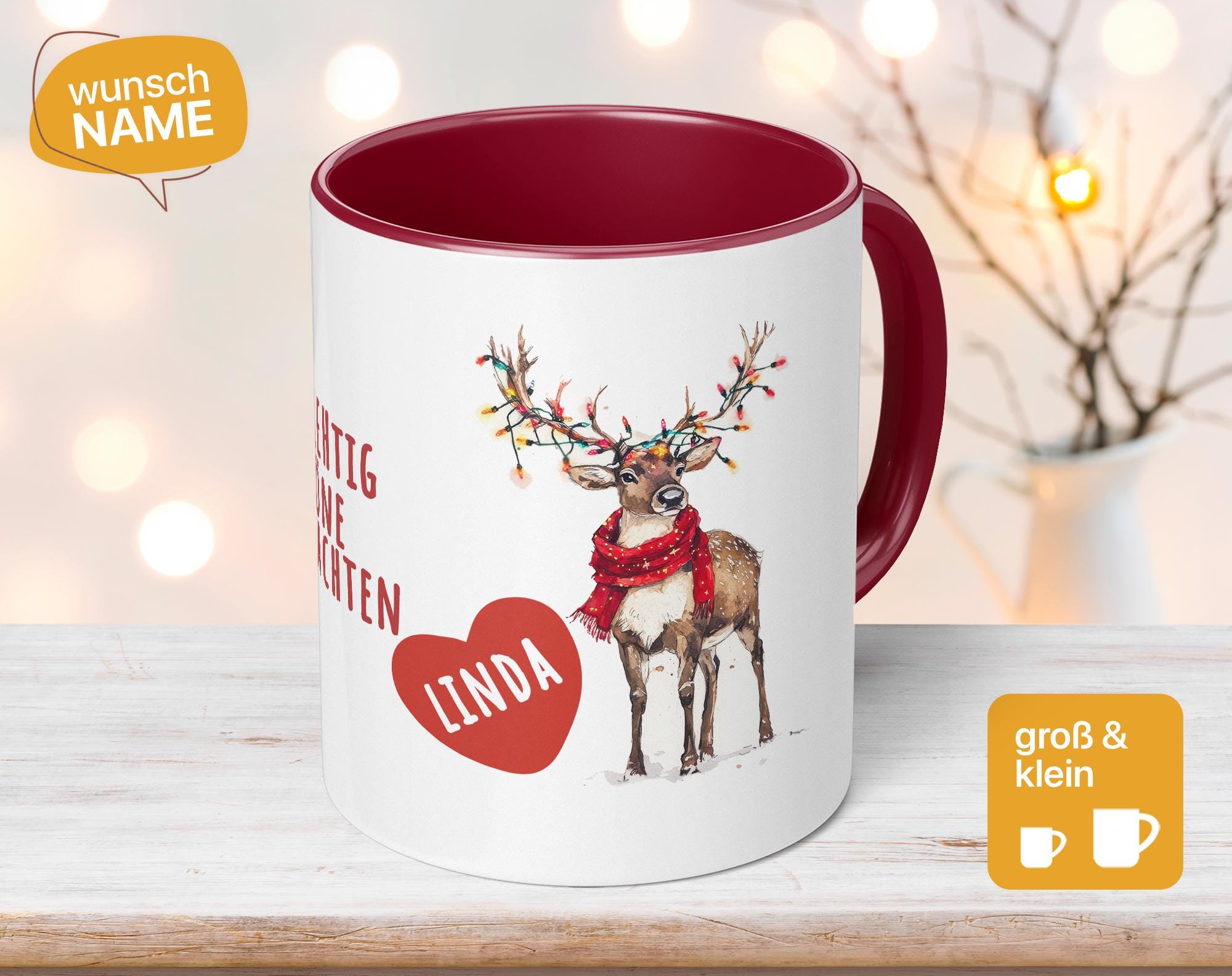 Weihnachtstasse groß