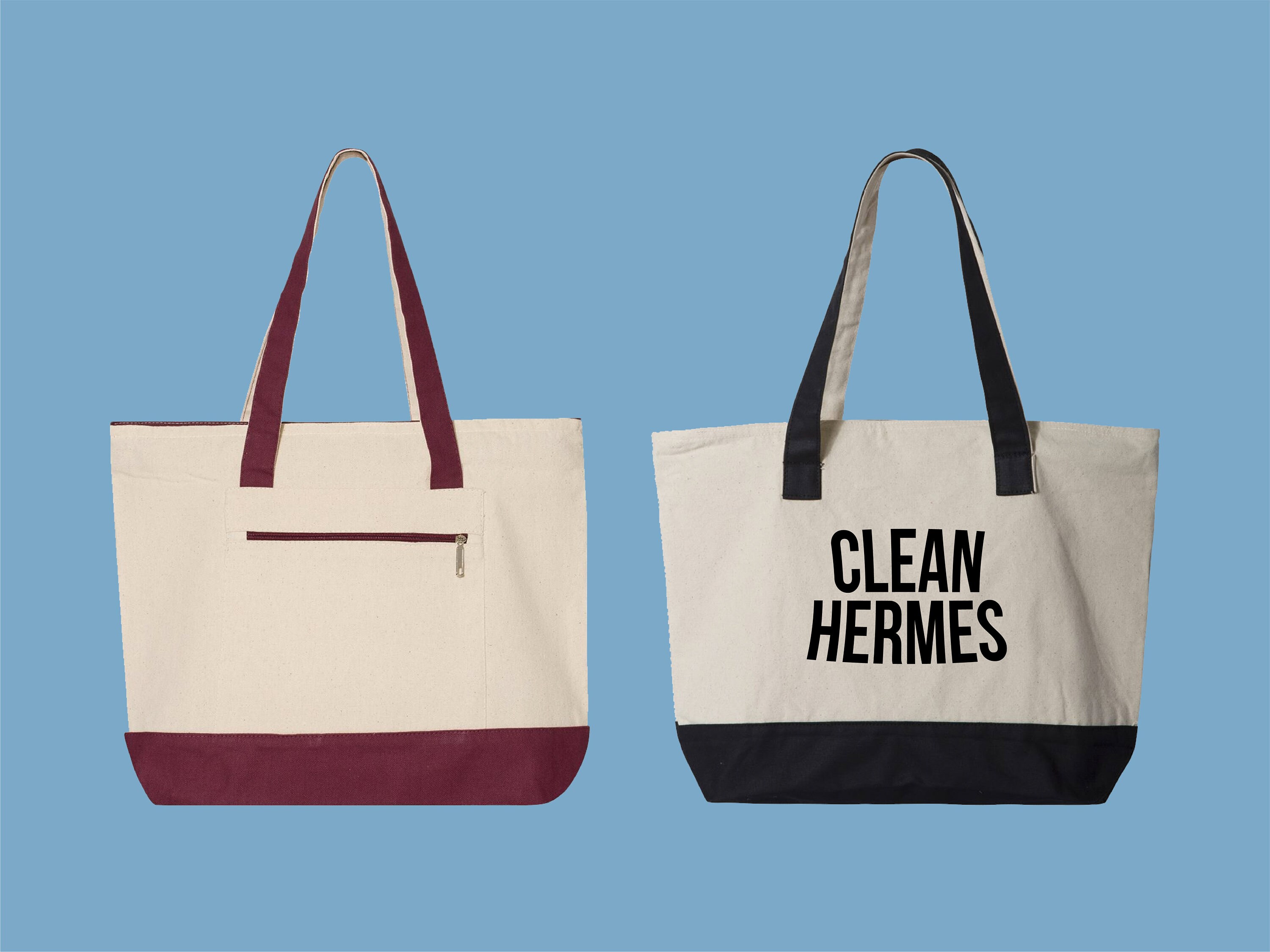 Tote Bag WHYTHEHELLNOT - In Tela Con Cerniera, Modello WHYTHE, Colore Écru/Nero - Foto 5