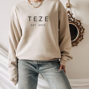 Custom Teze / Albanian Aunt Sweatshirt, Albanian Teze Sweater, Teze Gift, New Teze Gift