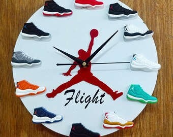 3d jordan shoe clock
