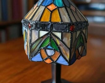 22 インチ チューリップ、ティファニー ランプ、ステンド グラス