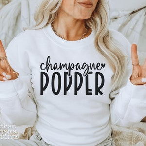 Champagne Popper SVG & PNG, Feliz Año Nuevo Svg, Nochevieja Svg, Botellas Popping Svg, Pero Primer Champán Svg, Celebración de Boda Svg Png