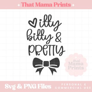 Itty Bitty and Pretty SVG e PNG, Baby Girl Svg, Anúncio de novo bebê Svg, Anúncio de gravidez Svg, Arquivo de corte de berçário Svg para presente de chá de bebê