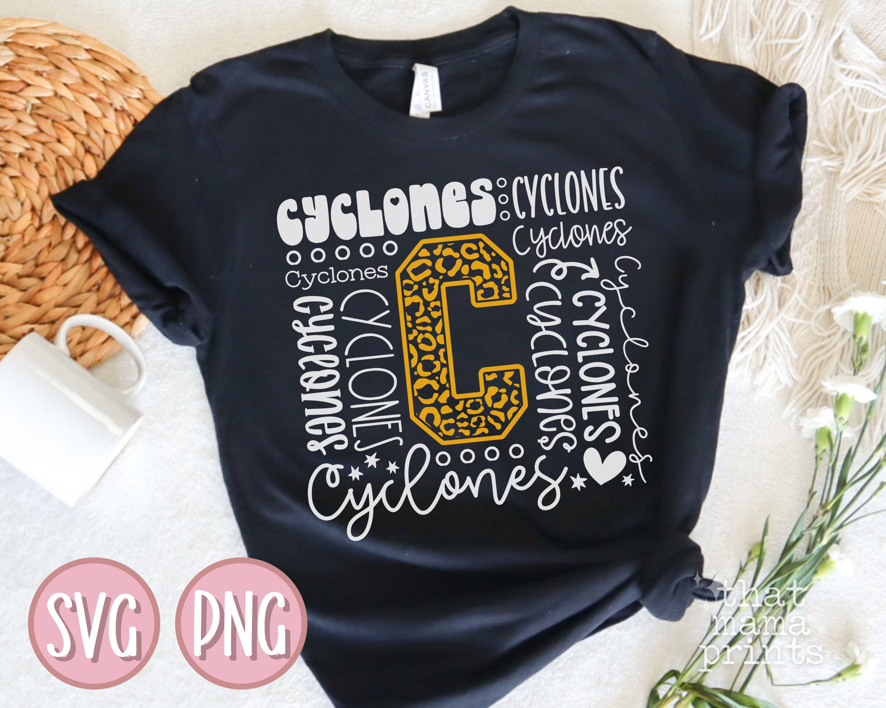 Cyclones Svg & PNG, Cyclones Typography Svg, Cyclones Cheer Svg ...
