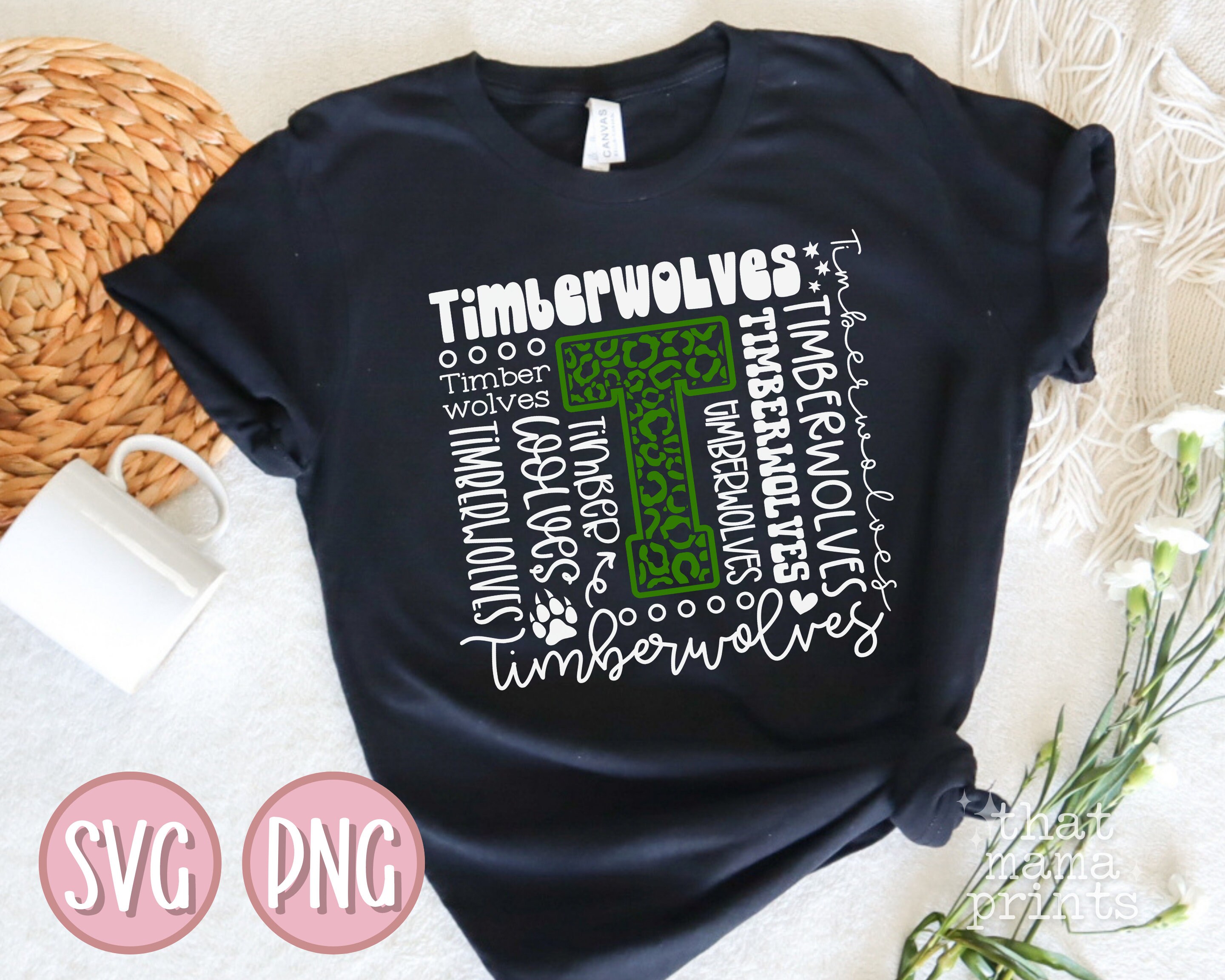 Svg File Timberwolf Timberwolves SVG PNG, Timberwolves Cheer Svg, Timberwolves Football Svg ...