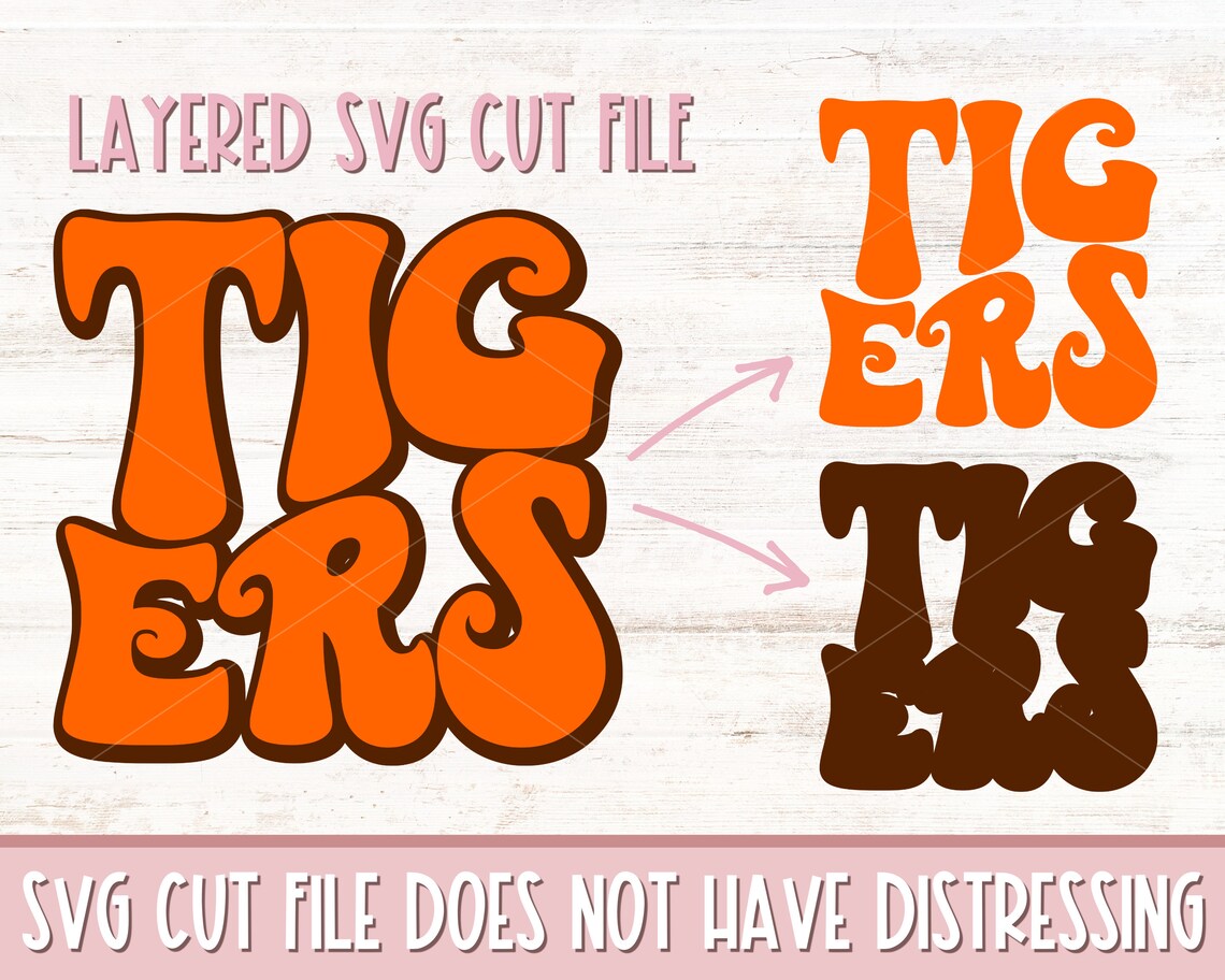 Retro Tigers SVG & PNG, Tigers Cheer Svg, Tigers Football Svg, Tigers ...