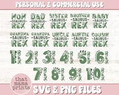 Dinosaur Birthday SVG & PNG Bundle, Mama Saurus Svg, Matching Family Svg, T-Rex Svg, Dinosaur Svg, Family Saurus, Daddy Saurus, Sublimation