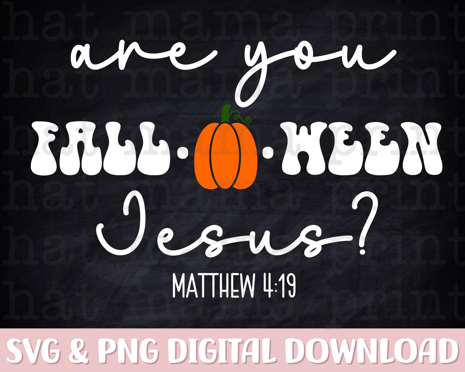 Are You Falloween Jesus SVG & PNG Halloween Svg Religious Etsy