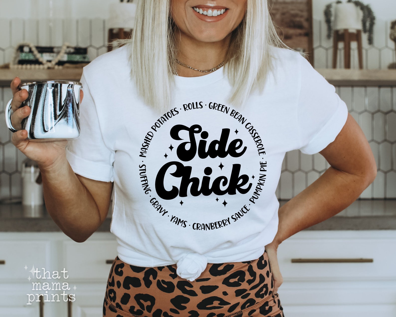 Side Chick SVG & PNG Funny Thanksgiving SVG Retro Side Chick - Etsy