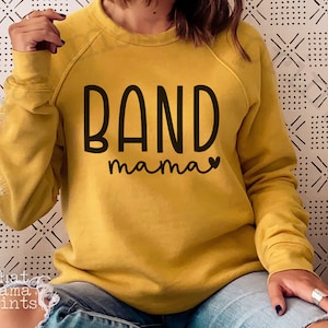 Band Mama SVG & PNG, Band Mom Svg, Marching Band Svg, High School Band Svg, Band Lover Svg, Sports Svg, Cut File for Cricut, Sublimation Png