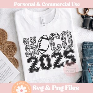 Hoco 2025 SVG & PNG, Homecoming 2025 SVG, Leopard Print Svg, Reunion svg, Hoco Shirt, Highschool Football Svg, Seniors 2026 Svg, Cricut File
