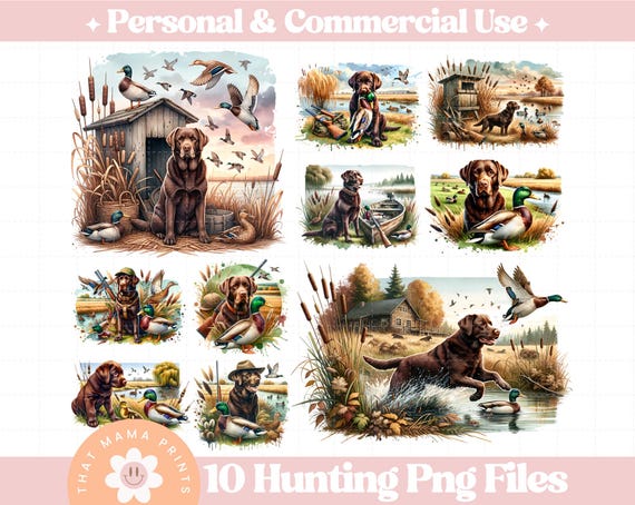 Duck Hunting PNG Bundle,  Labrador Retriever Png, Cameo Duck Hunt Png, Hunting Dog Png, Hunting Clipart, Hunting Season Png, Sublimation Png