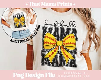 Mamá de softbol PNG, sublimación de lazo de coqueta, mamá de softbol PNG, lazo de softbol PNG, camiseta de softbol Png, mamá de softbol coqueta PNG