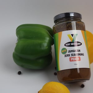 All New Jamaican Jerk Seasoning Rub (Original, Peach, Pineapple) and Escovitch Sauce