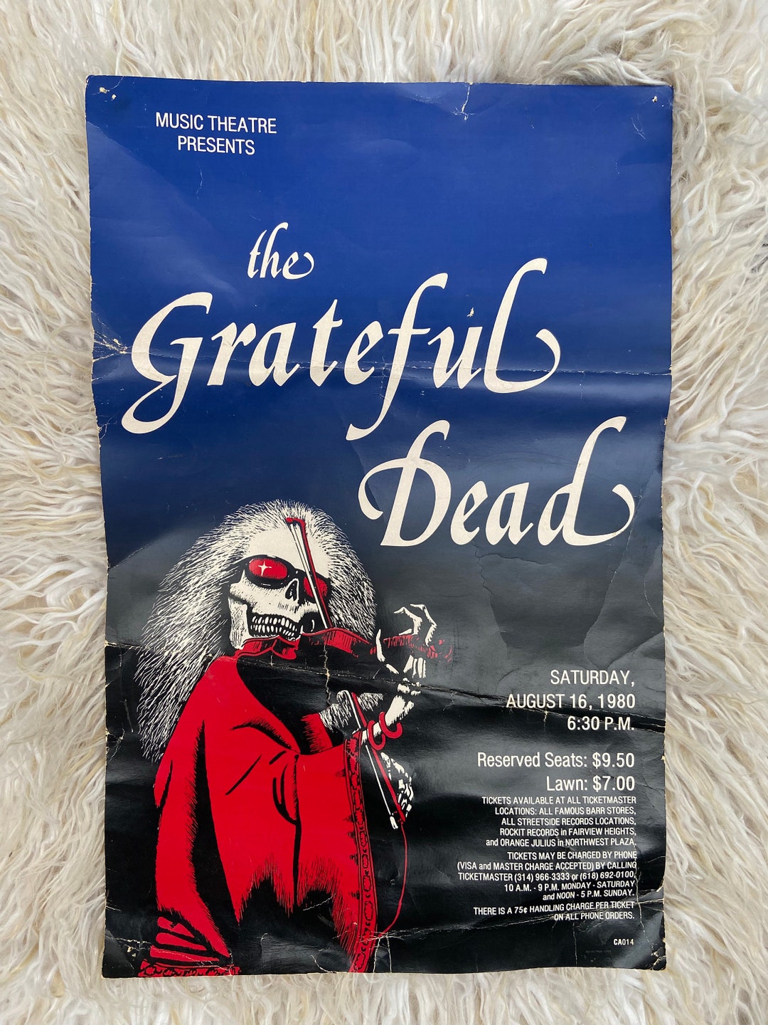 トップス GratefulDead Live at Rainbow Theater 80s Grateful Dead Live at Rainbow Theater on 03/21/1981 – The