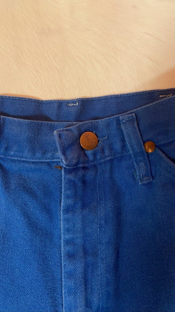 Vintage Electric Blue Wrangler Jeans - image 6