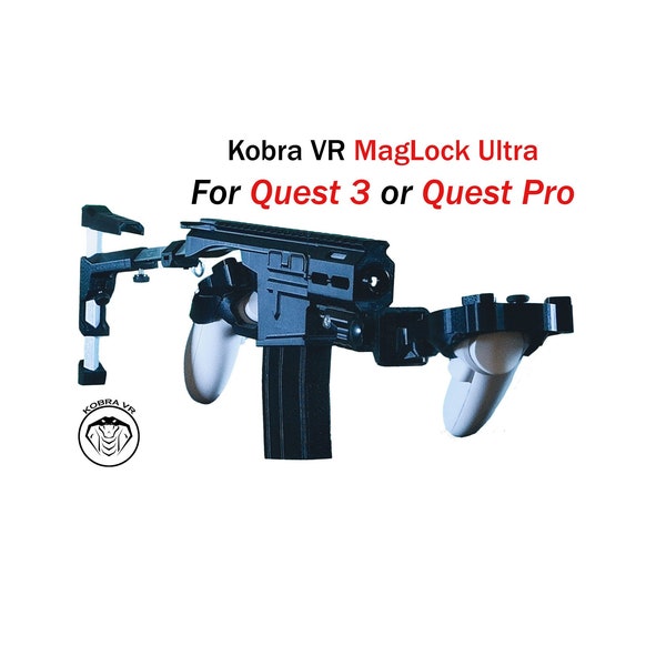 Kobra MagLock Ultra Gunstock for Quest 3 or Pro - Joystick Accessory