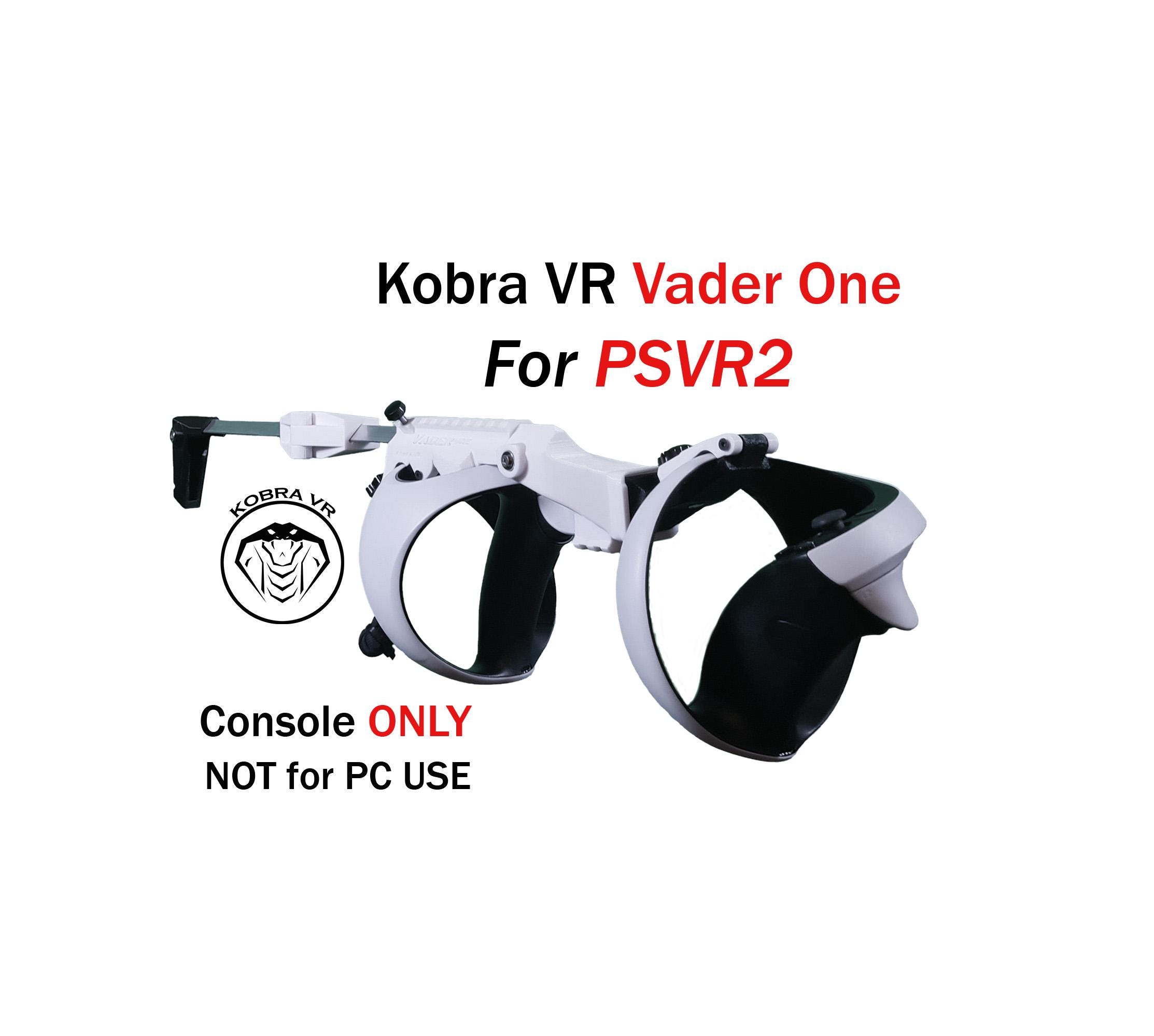 Playstation VR 2 + Vader Oneガンストック Kobra Vader One VR Gunstock - for PSVR2 - Joystick Accessory