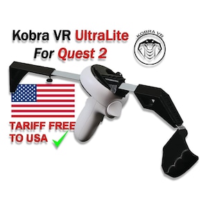 Kobra UltraLite VR Gunstock Quest 2 - (Kiwi Grips Version) - Joystick Accessory