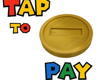 Tap-to-Pay Coin/ 3D Printed Contactless/ Card Holder/