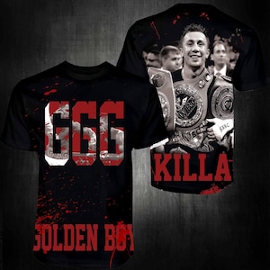 メンズウェア GGG SHOOTING SHIRT size:L Jordan G Gennady Golovkin GGG T-Shirt Men's Small Red