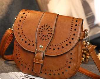 Dasein Women Handbag Faux Leather Crossbody Messenger Bag Satchel Fringe Purse 