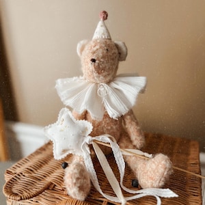 Boucle teddy bear, READY to ship, stuffed teddy bear, teddy bear toy, handmade teddy bear, memory teddy bear, birthday toy