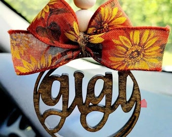 Gigi Car Charm, Car Ornament, Car Decor, Car Hanger, Trending Gifts, Bestselling, Cute Car Accessories, Gift Ideas, Car Charm, Gifts for Her