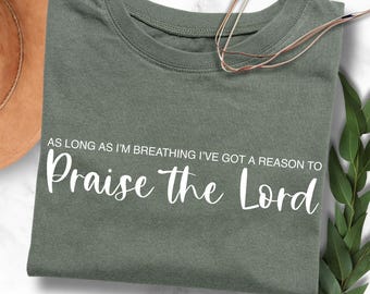 Praise The Lord PNG: Christian T-Shirt Design (Digital Download)