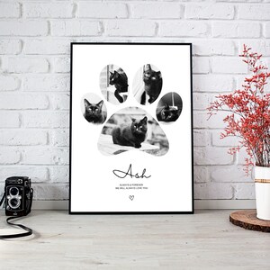 Custom DIGITAL Pet Memorial Gift | Dog Paw | Cat Gift | Pet Keepsake | Pet Loss Gift | Dog and Cat Gift | Pet Parent Gift | Memorial Gift